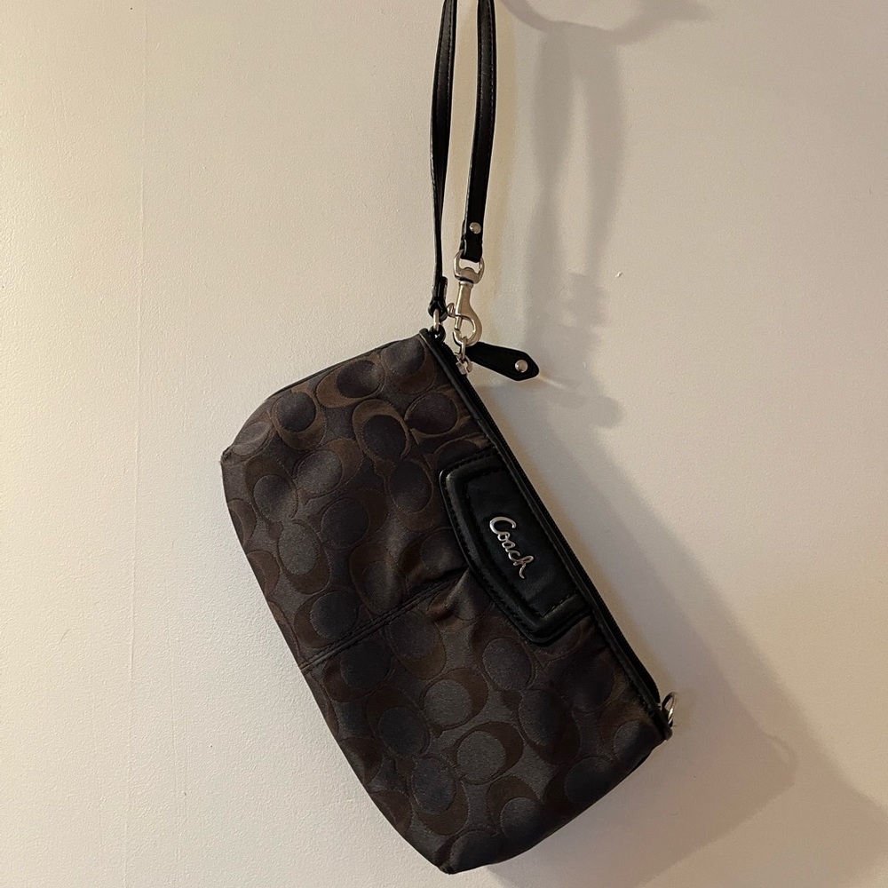 Large coach wristlet